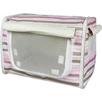 Pet Life ® 'Easy Folding' Zippered Folding Collapsible Wire Framed Lightweight Pet Dog Crate Carrier