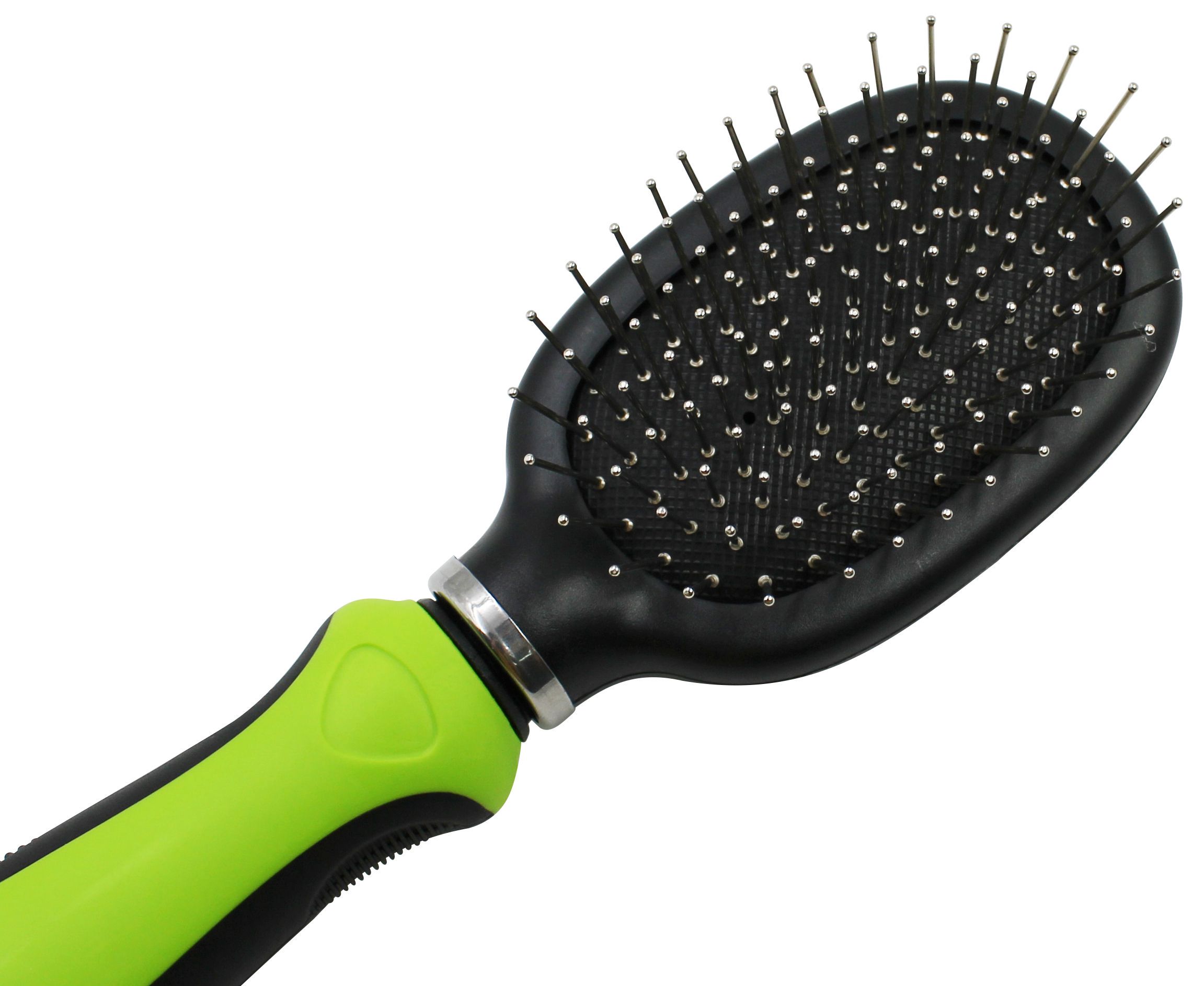 Pet Life ® Flex Series 2-in-1 Dual-Sided Pin and Bristle Grooming Pet Brush