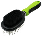 Pet Life ® Flex Series 2-in-1 Dual-Sided Pin and Bristle Grooming Pet Brush