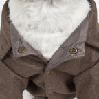 Pet Life ® 'Galore Back-Buckled' Fashion Wool Dog Jacket Coat