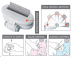 Pet Life ® 'Gyrater' Swivel Travel Grooming Dematting Pet Comb