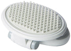Pet Life ® 'Gyrater' Swivel Travel Silicone Massage Grooming Cat Brush