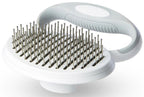 Pet Life ® 'Gyrater' Travel Self-Cleaning Swivel Grooming Pet Pin Brush