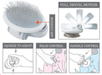 Pet Life ® 'Gyrater' Travel Swivel Pet Grooming Slicker Brush