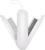 Pet Life ® 'JOYNE' Multi-Functional 2-in-1 Swivel Travel Grooming Comb and Deshedder