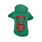 Pet Life ® LED Lighting 'Cool Santa Shades' Hooded Dog Costume Sweater w/ Included Batteries