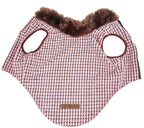 Pet Life ®  Luxe 'Beautifur' Box-Stitched Elegant Designer Mink Fur Dog Coat