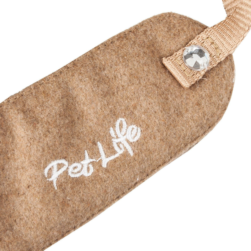 Pet Life ® Luxe 'Furracious' 2-In-1 Adjustable Dog Harness and Leash with Detachable Fur Collar