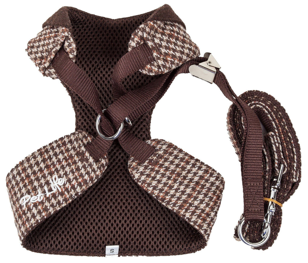 Pet Life ®  Luxe 'Houndsome' 2-In-1 Adjustable Designer Dog Harness and Leash