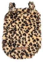 Pet Life ®  Luxe 'Poocheetah' Cheetah-Spotted Designer Mink Fur Dog Coat