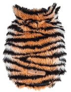 Pet Life ®  Luxe 'Tigerbone' Tiger-Patterned Mink Fashion Fur Dog Jacket