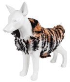 Pet Life ®  Luxe 'Tigerbone' Tiger-Patterned Mink Fashion Fur Dog Jacket