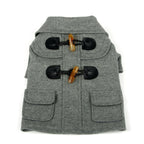 Pet Life ® 'Military Static' Rivited Fashion Collared Wool Dog Jacket Coat
