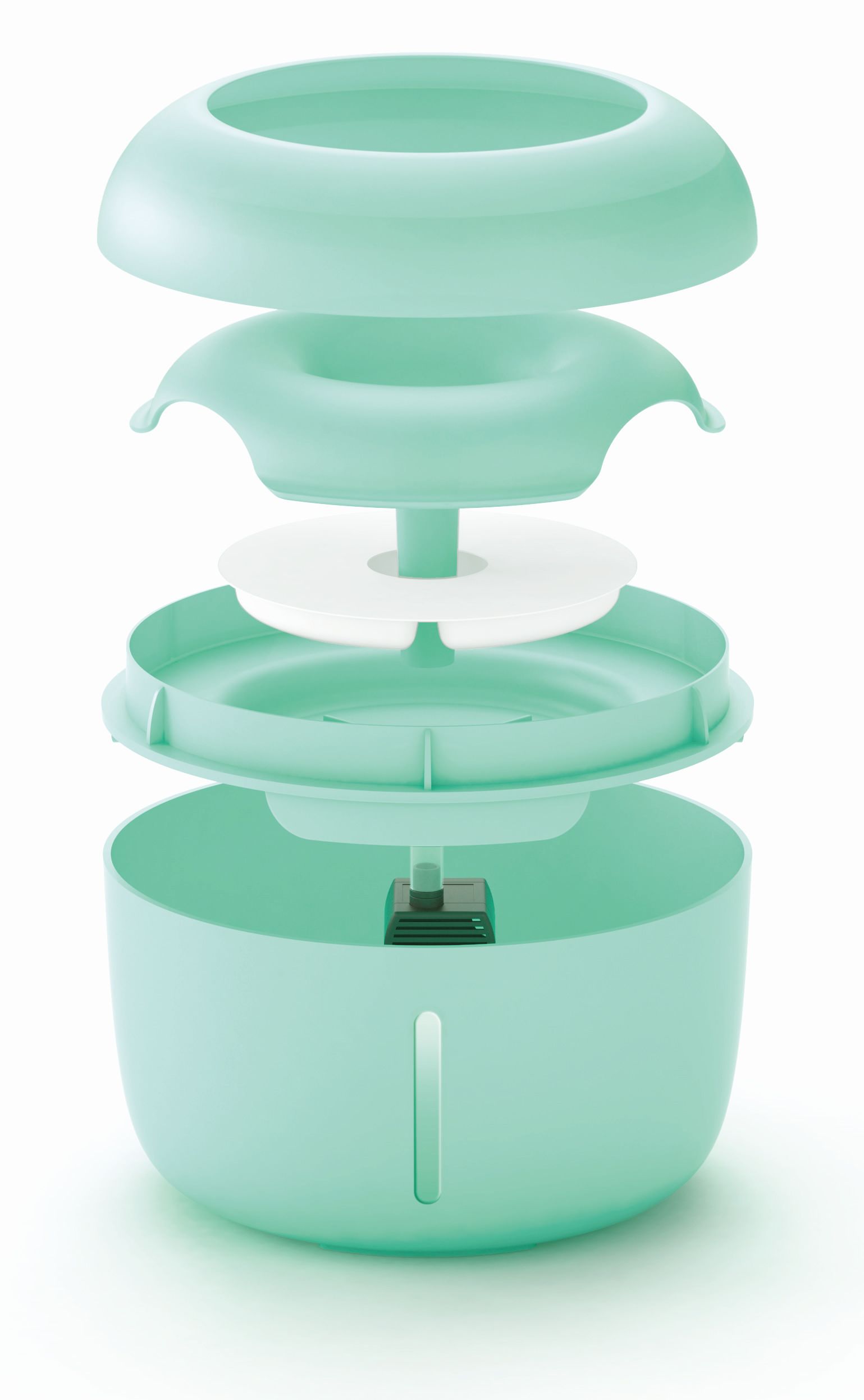 Pet Life ® 'Moda-Pure' Ultra-Quite Filtered Dog and Cat Fountain Waterer