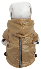 Pet Life ® 'Reflecta-Sport' Multi-Adjustable Reflective Weather-Proof Dog Raincoat w/ Removable Hood
