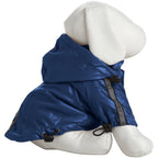 Pet Life ® 'Reflecta-Sport' Multi-Adjustable Reflective Weather-Proof Dog Raincoat w/ Removable Hood