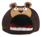 Pet Life ® 'Roar Bear' Snuggle Plush Polar Fleece Fashion Designer Pet Dog Bed House Lounge