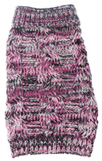 Pet Life ® 'Royal Bark' Heavy Cable Knitted Designer Fashion Dog Sweater