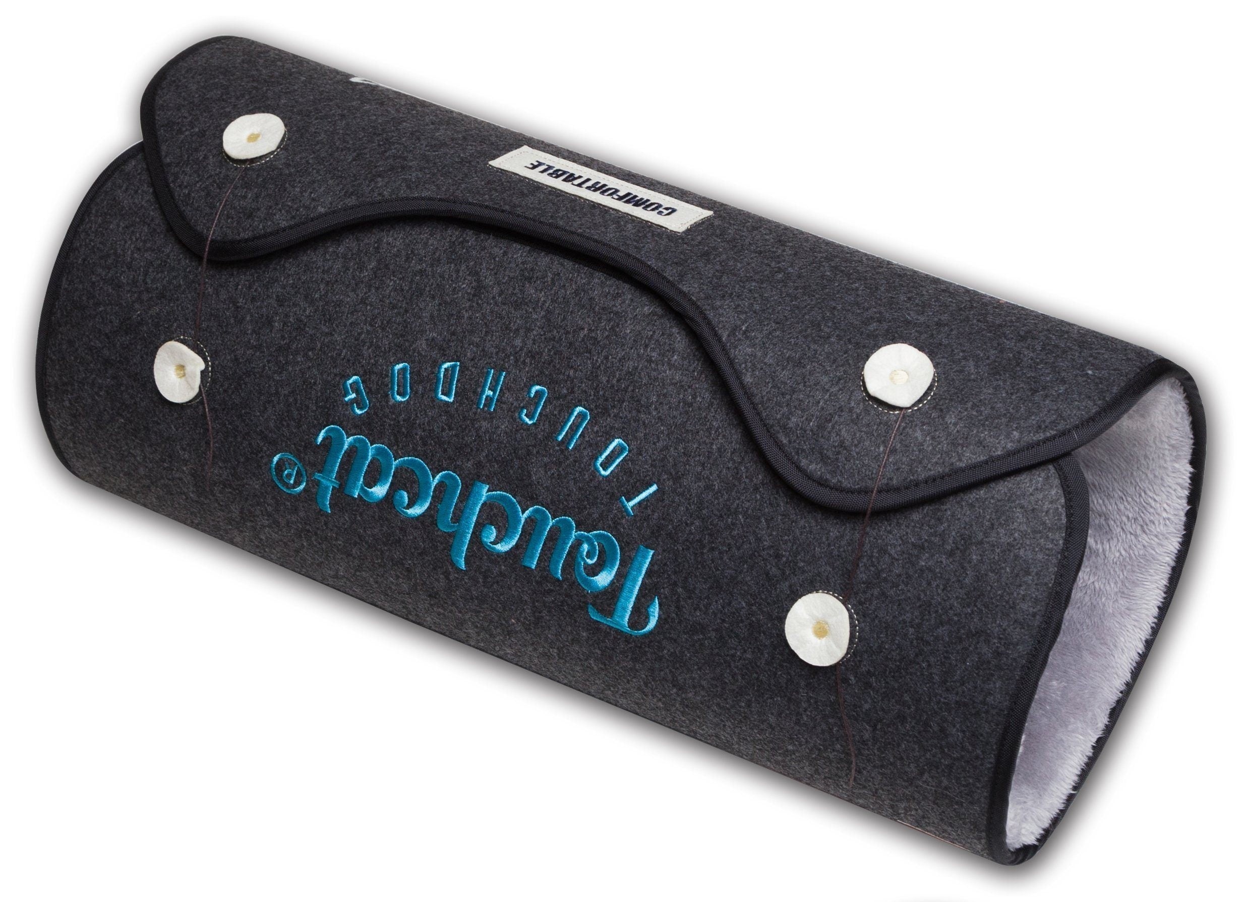 Touchcat ® 'Lamaste' Travel Reversible Rubberized Fashion Designer Pet Dog and Cat Bed Bed Lounger Stretching Yoga Mat