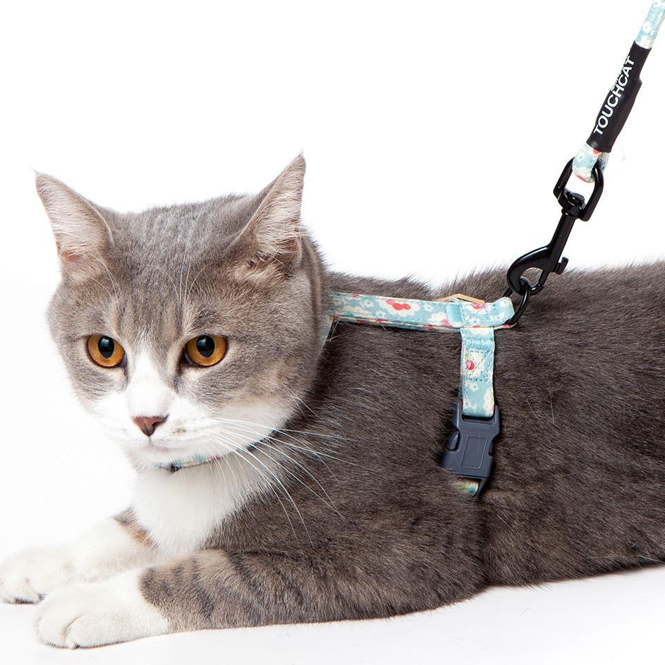 Touchcat 'Radi-Claw' Durable Cable Cat Harness and Leash