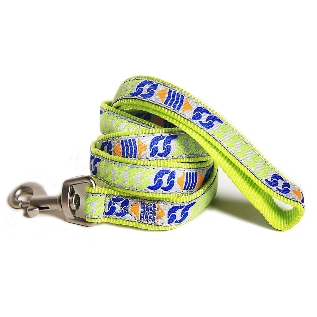 Touchdog 'Chain Printed' Tough Stitched Dog Harness and Leash