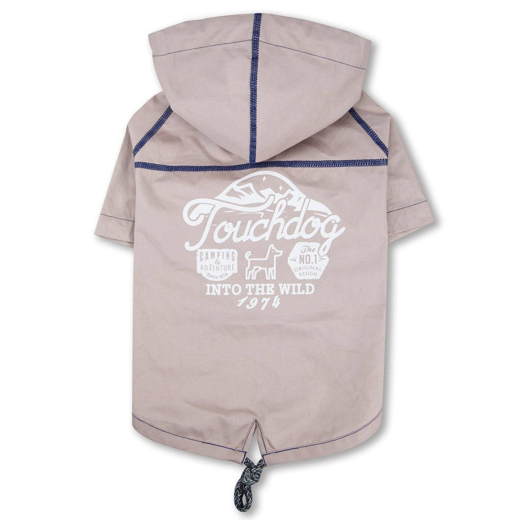 Touchdog 'Cloudburst' Reversible Fashion Waterproof Dog Raincoat