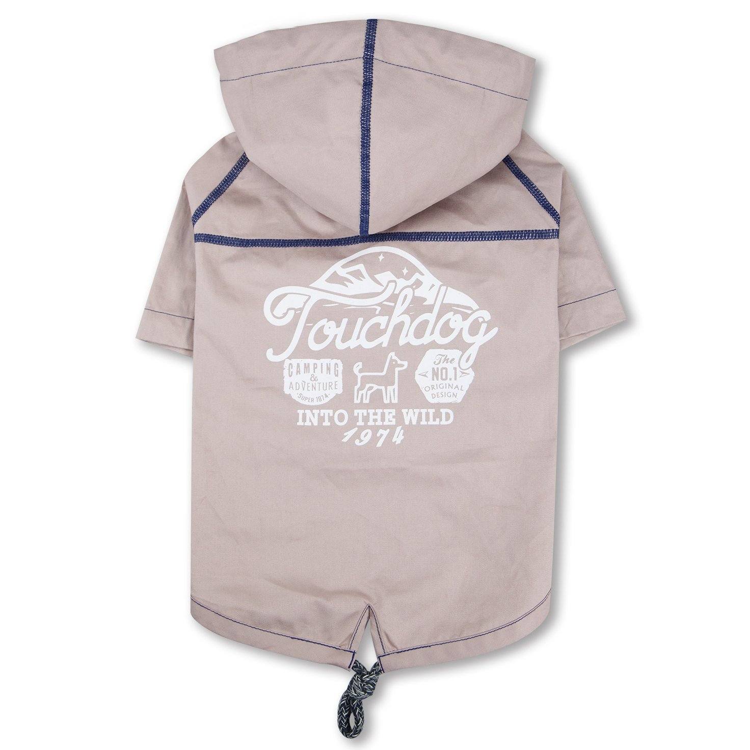 Touchdog 'Cloudburst' Reversible Fashion Waterproof Dog Raincoat