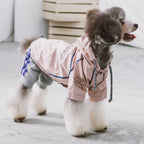 Touchdog 'Cloudburst' Reversible Fashion Waterproof Dog Raincoat