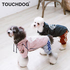 Touchdog 'Cloudburst' Reversible Fashion Waterproof Dog Raincoat