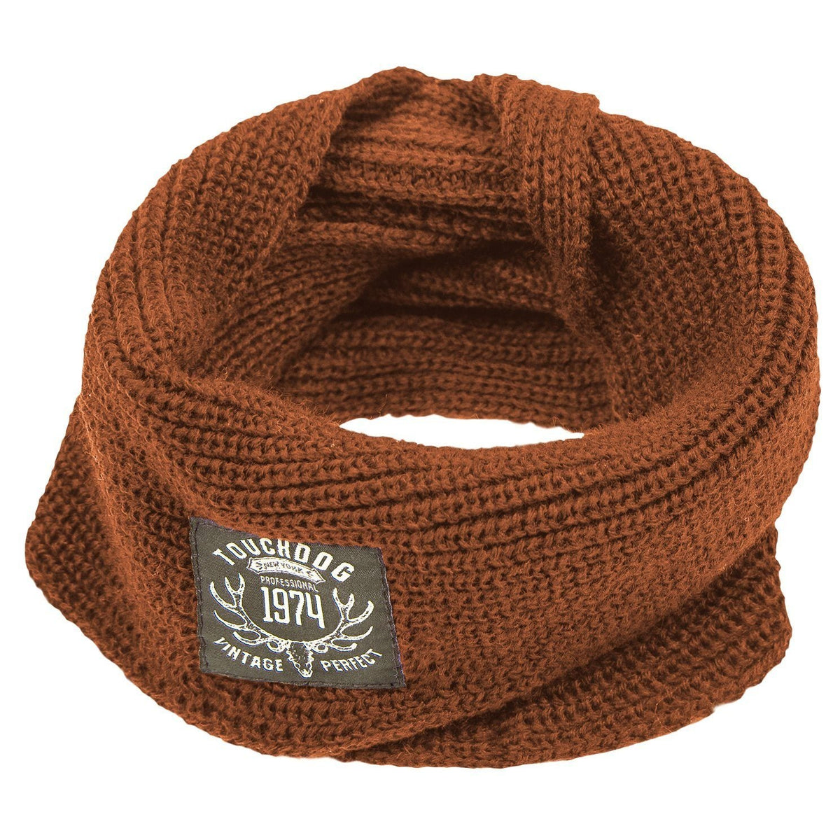 Touchdog Heavy Knitted Designer Fashion Winter Dog Scarf