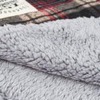 Touchdog ® 2-In-1 Tartan Plaid Dog Jacket and Matching Reversible Dog Mat