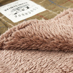 Touchdog ® 2-In-1 Windowpane Plaid Dog Jacket and Matching Reversible Dog Mat