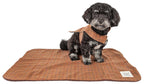 Touchdog ® 2-In-1 Windowpane Plaid Dog Jacket and Matching Reversible Dog Mat