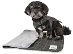 Touchdog ® 2-In-1 Windowpane Plaid Dog Jacket and Matching Reversible Dog Mat