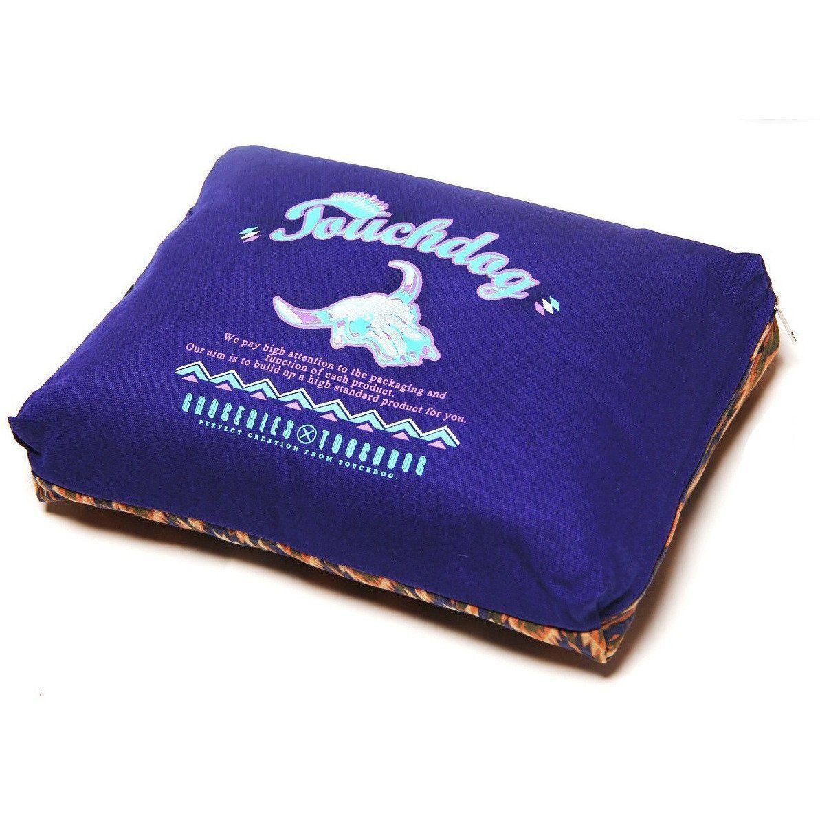 Touchdog ® '70's Vintage-Tribal' Rectangular-Boxed Designer Dog Bed