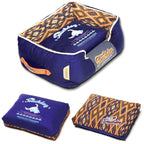Touchdog ® '70's Vintage-Tribal' Rectangular-Boxed Designer Dog Bed