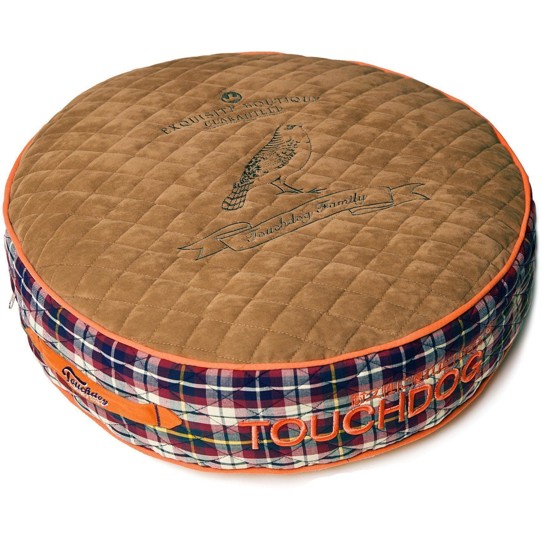 Touchdog ® 'Bark-Royale' Quilted and Raised Premium Rounded Designer Dog Bed