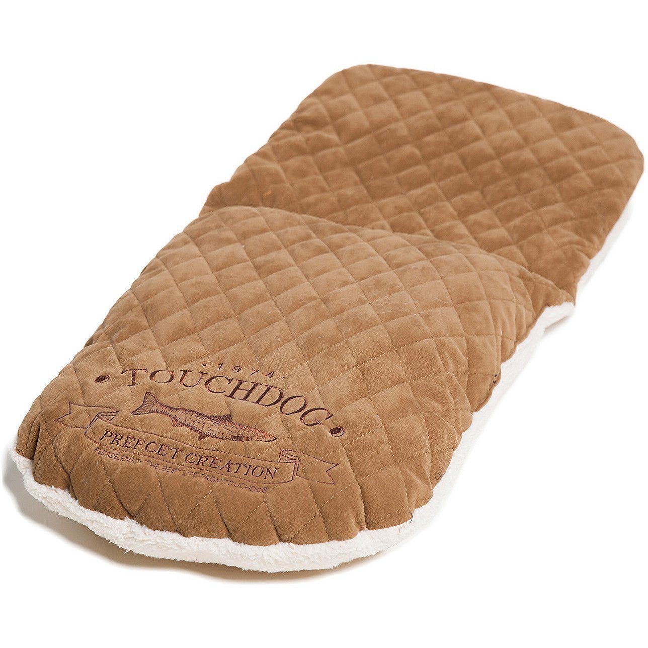 Touchdog ® 'Diamond Stitched' Panoramic Designer Cat Bed w/ Teaser Toy