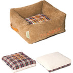 Touchdog ® 'Exquisite-Wuff' Quilted Squared Designer Dog Bed