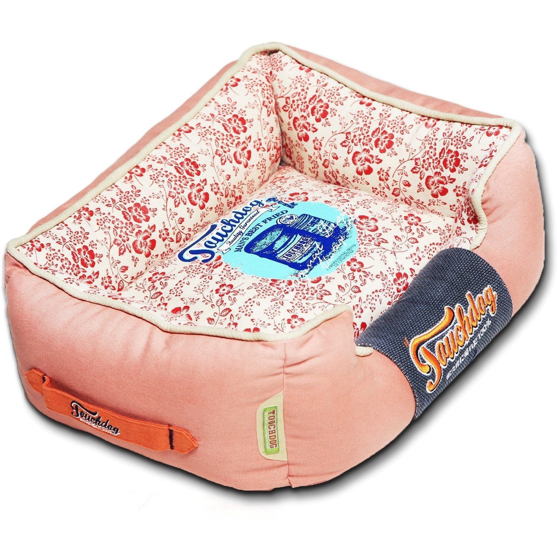 Touchdog ® 'Floral-Galoral' Designer Rectangular Dog Bed
