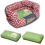 Touchdog ® 'Lazy-Bones' Rabbit-Spotted Designer Couch Dog Bed