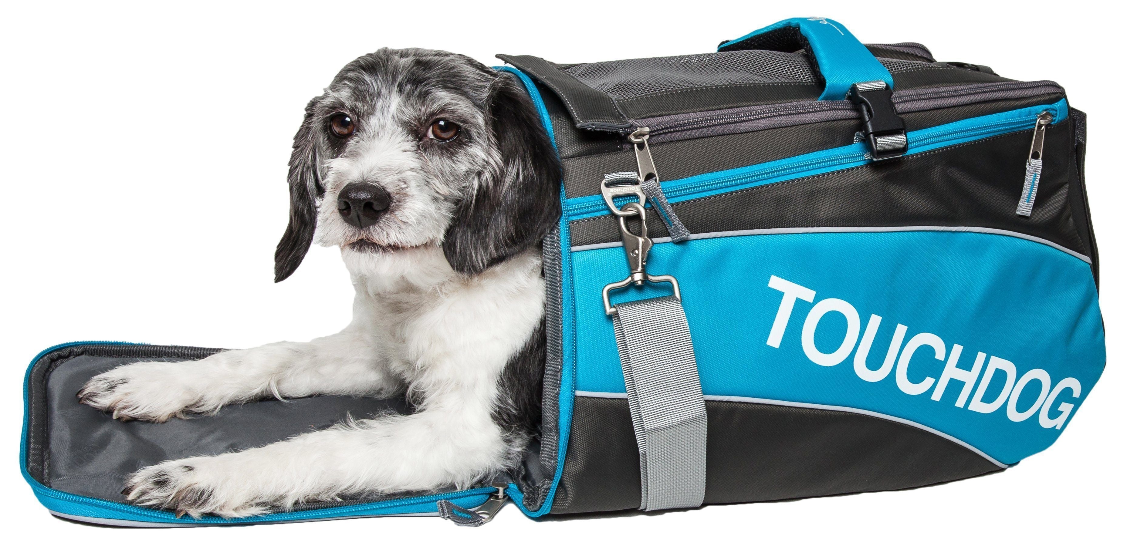 Touchdog ® 'Modern-Glide' Airline Approved Water-Resistant Sporty Travel Fashion Pet Dog Carrier