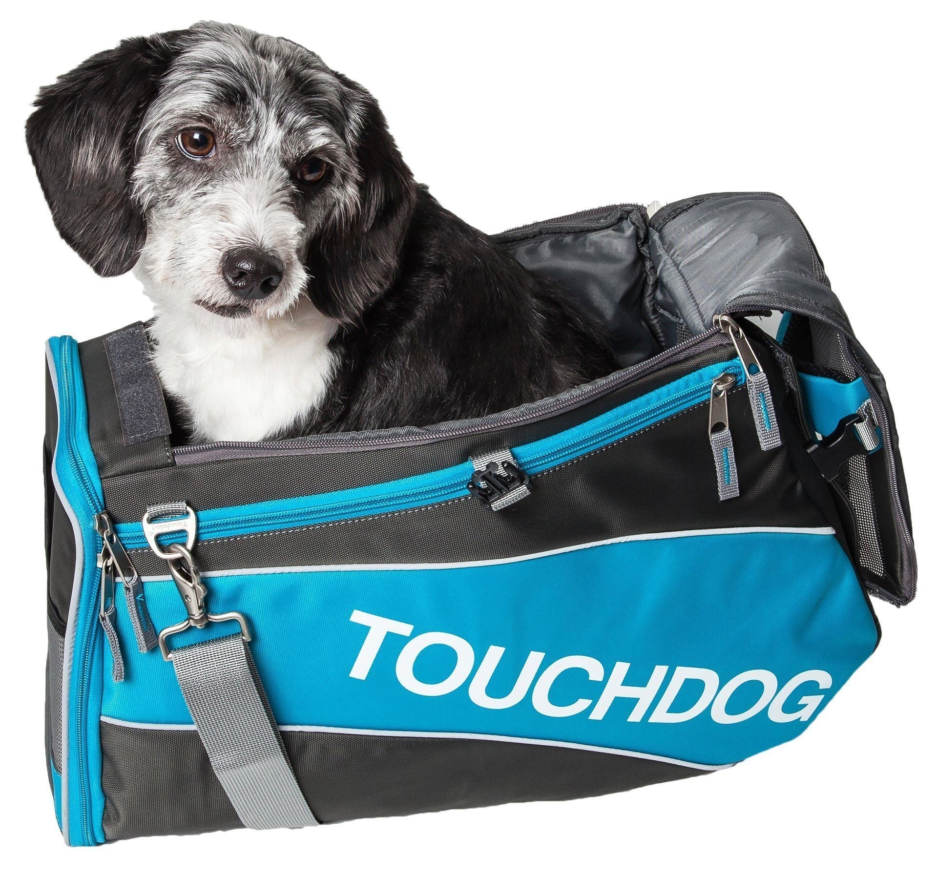 Touchdog ® 'Modern-Glide' Airline Approved Water-Resistant Sporty Travel Fashion Pet Dog Carrier
