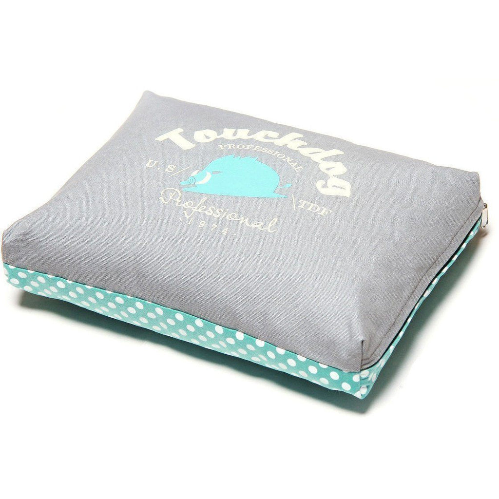 Touchdog ® 'Polka-Striped' Rectangular Designer Premium Dog Bed
