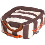 Touchdog ® 'Polo-Striped' 2-in-1 Convertible and Collapsible Dog and Cat Bed