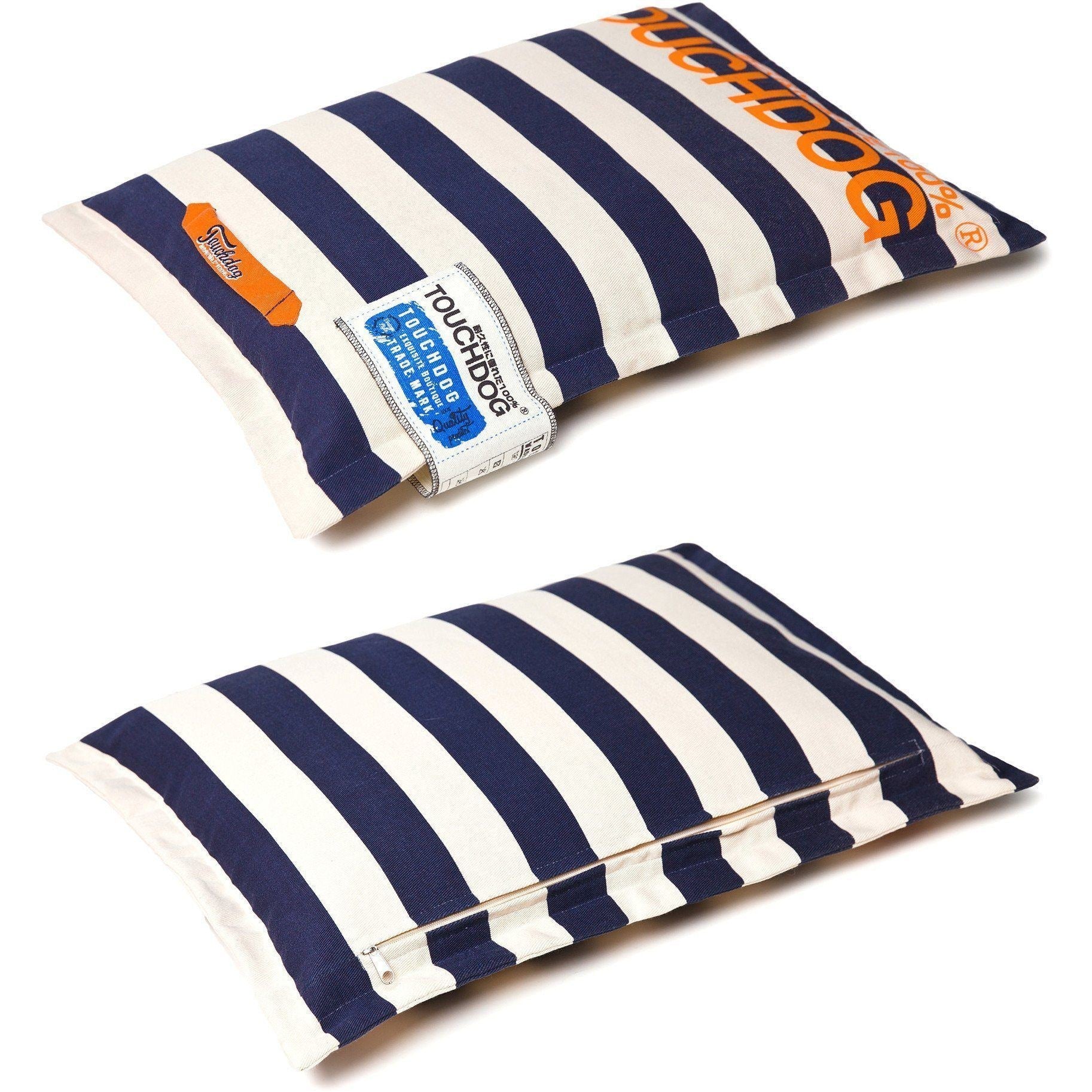 Touchdog ® 'Polo-Zippered' Machine-Washable Cushioned Pillow Dog Bed