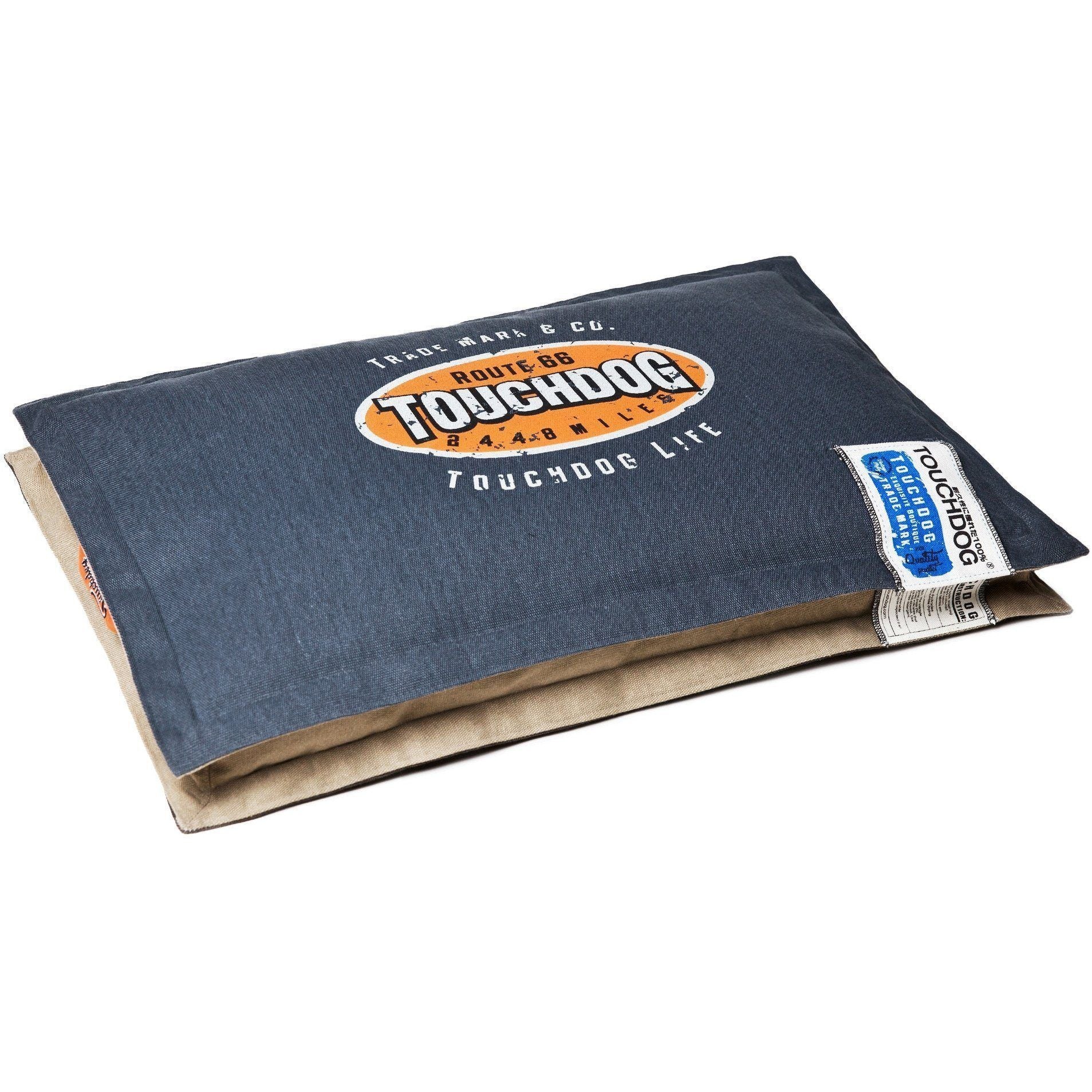 Touchdog ® 'Shock-Stitched' Sporty Reversible Rectangular Ultra-Thick Dog Mat Bed