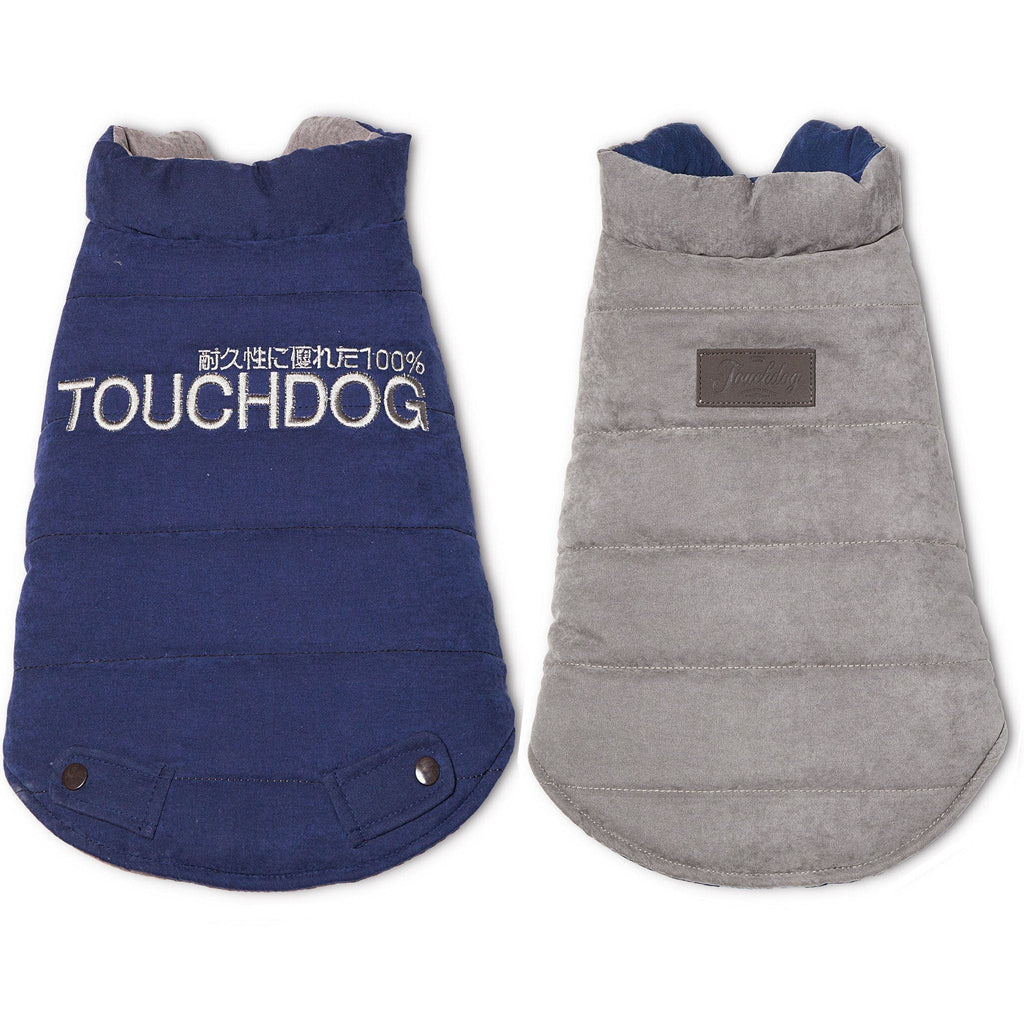 Touchdog ® Waggin Swag Ultra-Plush Insulated and Reversible Dog Coat