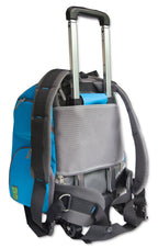 Touchdog ® 'Wuffle Duffle' 2-in-1 Wheeled Backpack Sporty Pet Carrier