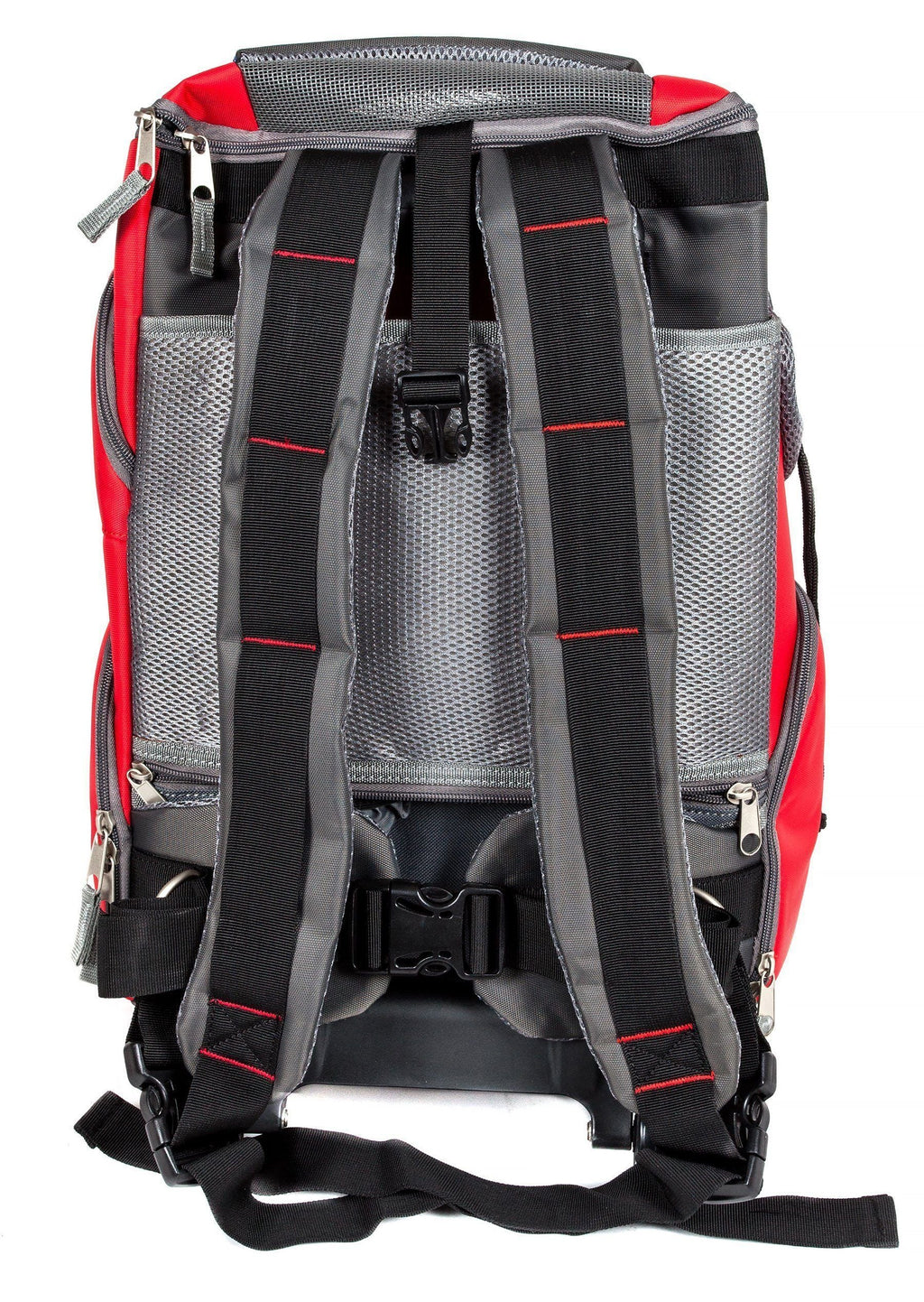 Touchdog ® 'Wuffle Duffle' 2-in-1 Wheeled Backpack Sporty Pet Carrier